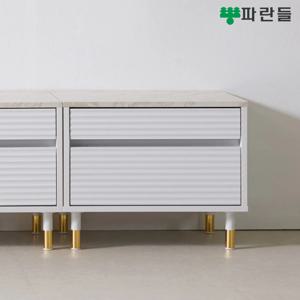 템바보드 LPM 대리석무늬상판 600거실장 2단서랍장 협탁