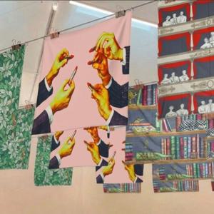 빈티지 패브릭포스터 포토존꾸미기 벽장식천 벽가리개인테리어소품