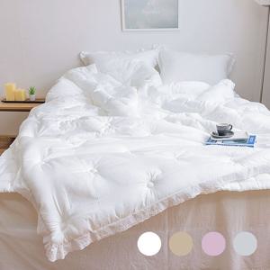 모달 100% 레이스 고급 손누빔 차렵이불 SS/Q 4COLORS