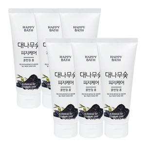 대나무숯 피지흡착 클렌징폼 200g x6