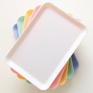 파스텔 멜라민 쟁반 4호(333x235mm) x 4pcs