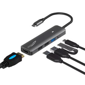5IN1 알루미늄바디 C타입허브 PD 100W USB허브 AP-TC51PH