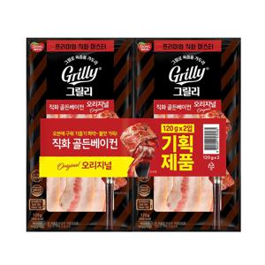 동원 그릴리 직화 골든베이컨 오리지널 120g (2입) 1개