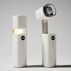 HP-2Air 휴대용 무선 LED 디스플레이 각도 조절 미니 선풍기