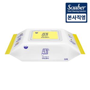 인덕션 클리너 50매 1팩 다목적 주방 찌든때 클리닝 티슈 행주물티슈