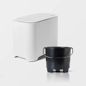 스마트 AI 가정용 음식물처리기 + 건조통 세트 (IoT 앱연동 자동 건조 분쇄 살균탈취)