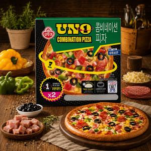 UNO 콤비네이션 피자 (195gx2개입) 2개