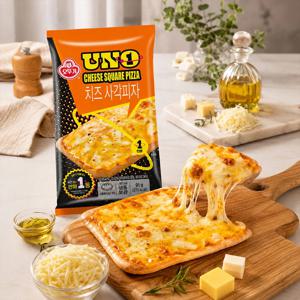 UNO 치즈 사각피자 91g 12개