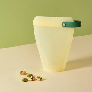 바로한끼 실리콘 지퍼백 컵형 (400ml /700ml /1.1L)
