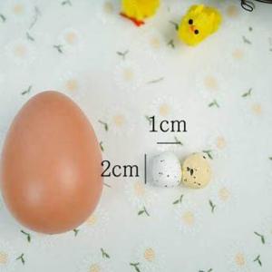 가짜 메추리알 모형 2cm (80개입) 부활절 계란 달걀 스티로폼 봄 장식 소품 꾸미기용품