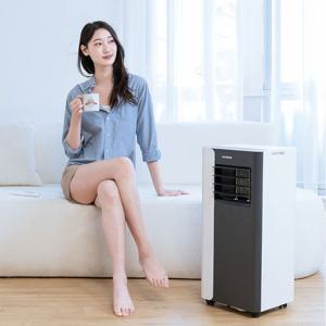 이동식에어컨 실외기없는 이동형 미니 가정용 원룸 이동형 소형 창문형가림막 포함