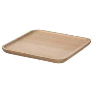 BROKFINK 브록핑크 장식 접시 20x20cm 미니쟁반 나무쟁반 트레이