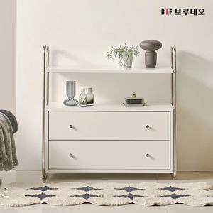 앳홈 모노 크롬 스틸 800 서랍형 수납장 미드센츄리
