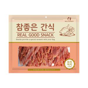 강아지대용량간식 대용량 애견간식 오리져키 600g