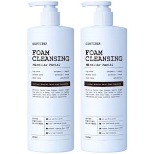 1+1 센티베르 미셀라 페이셜 폼클렌징 500ml 대용량 약알칼리 클렌징폼 세안제
