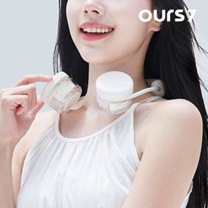 아워스7 프레즐 냉각 넥밴드 선풍기 BLDC 모터 쿨링팬 목선풍기 OFN2A1