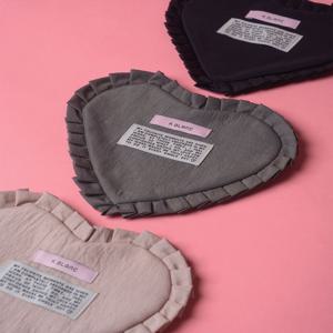 하트 매트 티코스터 컵받침 (3colors)