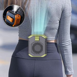 휴대용 허리선풍기 배달용 낚시용 캠핑용 허리클립 선풍기 탁상겸용 후레쉬기능