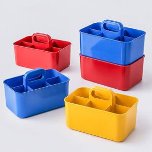 컬러 핸디 툴박스 미드센츄리 다용도 수납 정리함 모듈 멀티 수납함 데스크테리어 3color