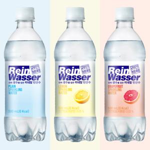 라인바싸 탄산수 3종 500ml 페트 40입