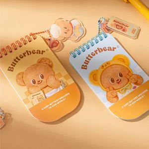 버터베어 고리 미니 수첩 135X78mm 48매