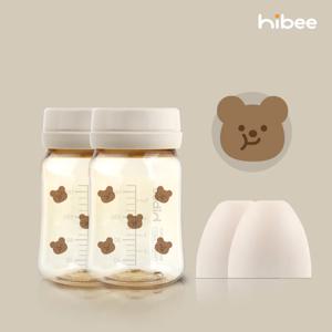 하이비 PPSU 에잇벤트 배앓이방지 젖병 170ml 노꼭지 트윈팩 봄에디션 볼빵곰
