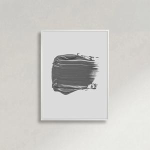 예쁜 그림 액자 유화 입체 텍스쳐 그레이 집들이 선물