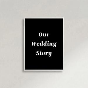 웨딩 촬영 소품 감성 포스터 웨딩스토리 프로포즈 셀프 스냅 사진 세트
