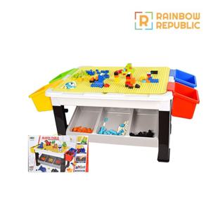 어린이 블럭 테이블 A세트 EQ발달 블록 300pcs