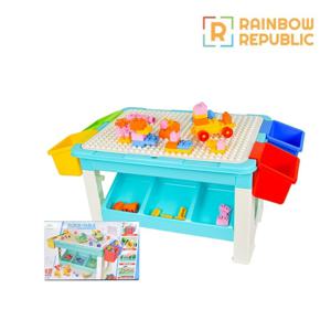 어린이 블럭 테이블 B세트 EQ발달 유아 블록 69pcs