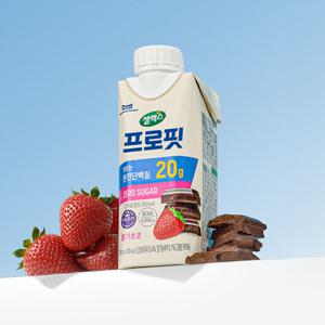 셀렉스 프로핏 딸기초코 완전단백질 드링크 250ml 18팩