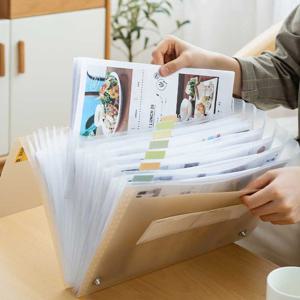 아코디언 포켓 A4북 파일 악보 화일 부동산 계약서 보관 프린트물 문서 정리
