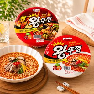 팔도 왕뚜껑 혼합 18개 (왕뚜껑 9개 + 짬뽕 9개)