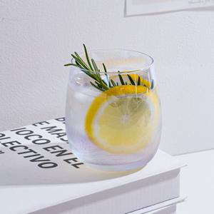 홈카페 메리 홀로그램 오로라  유리컵 340ml