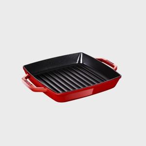 [공식] 더블 핸들 사각 그릴23cm 체리 ST2012306