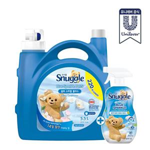 스너글 블루스파클 플러스 섬유유연제 5.5L + 섬유탈취제 470ml