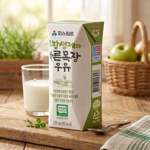 파스퇴르 바른목장 무항생제 인증 멸균우유 125ml x 48팩 외 골라담기