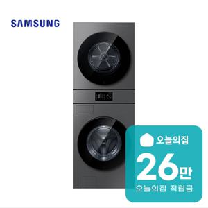 [렌탈] 비스포크 원바디 세탁기 24kg+건조기 20kg WH80H2420BBHS