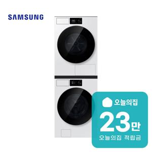 [렌탈] 비스포크 세탁기 21kg+건조기 20kg+상단 설치 키트 WF80H2120BDHW