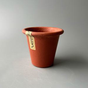 피클레온 친환경 플라스틱 (듀우드) 화분 - 12cm 에코 파스텔 - 브릭 레드 색상