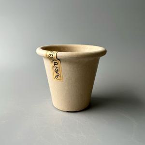 피클레온 친환경 플라스틱 (듀우드) 화분 - 12cm 에코 파스텔 - 아이보리 샌드 색상