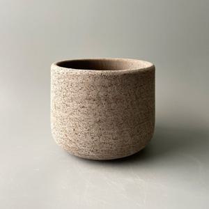 이태리 수제 빈티지 토분 디그리아 러스틱 - 14cm 실린더 타입 - 모카(그래파이트) 색