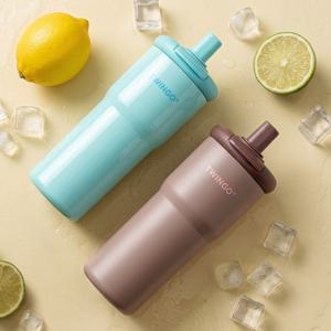 투웨이 스트로우 텀블러 700ml / 직음 빨대 겸용 보온병 보냉병