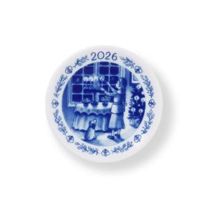 [해외] 블루 콜렉터블 2026 크리스마스 접시 8.5cm