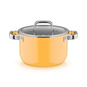 [해외] 퓨전테크 미네랄 프로 20cm (3.7L) 냄비 망고 옐로우