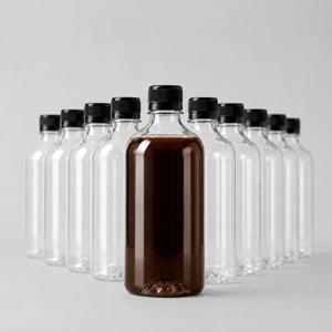 고강도 프리미엄 더치커피 투명 페트병 500ml 28개 디저트 음료용기