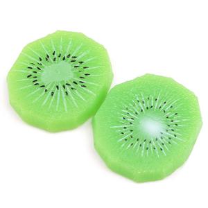 슬라이스 조각 키위 모형 4.9cm 3개 과일모형 UR