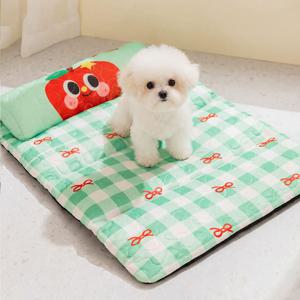 사과 한 입 쿨잠 베드 강아지 쿨매트 고양이 여름 쿠션