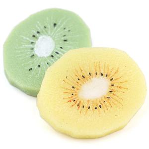 슬라이스 조각 골드 키위 모형 5.6cm 과일모형 PR