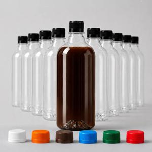 고강도 프리미엄 더치커피 투명 페트병 1000ml (내압캡) 15개 탄산음료
